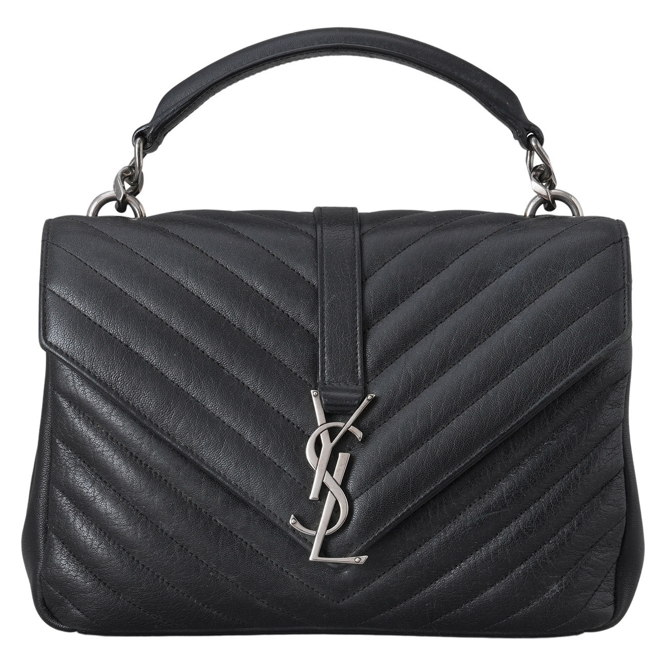 YVES SAINT LAURENT(USED)생로랑 392737 모노그램 컬리지